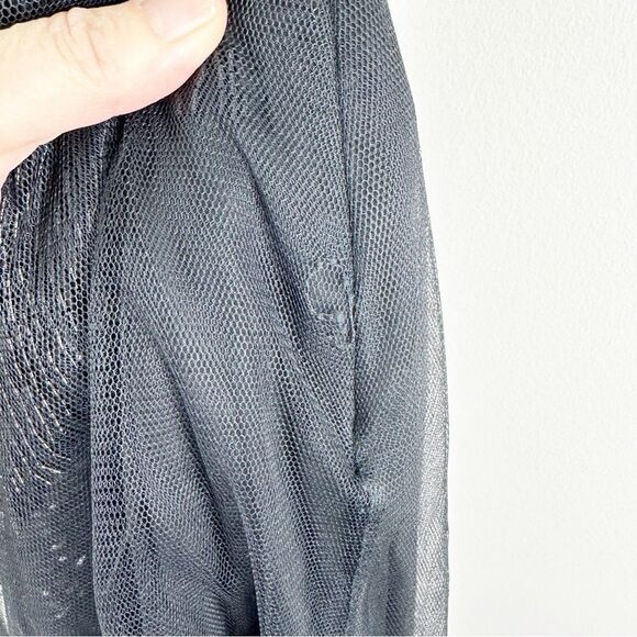 Donna Karan Tulle Chiffon Layered Maxi Skirt w/Beads and Sequins Evening Sz 6 - Picture 14 of 15